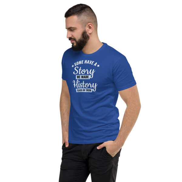 mens-fitted-t-shirt-royal-blue-left-front-6959362870f18 T-Shirt Some have a story